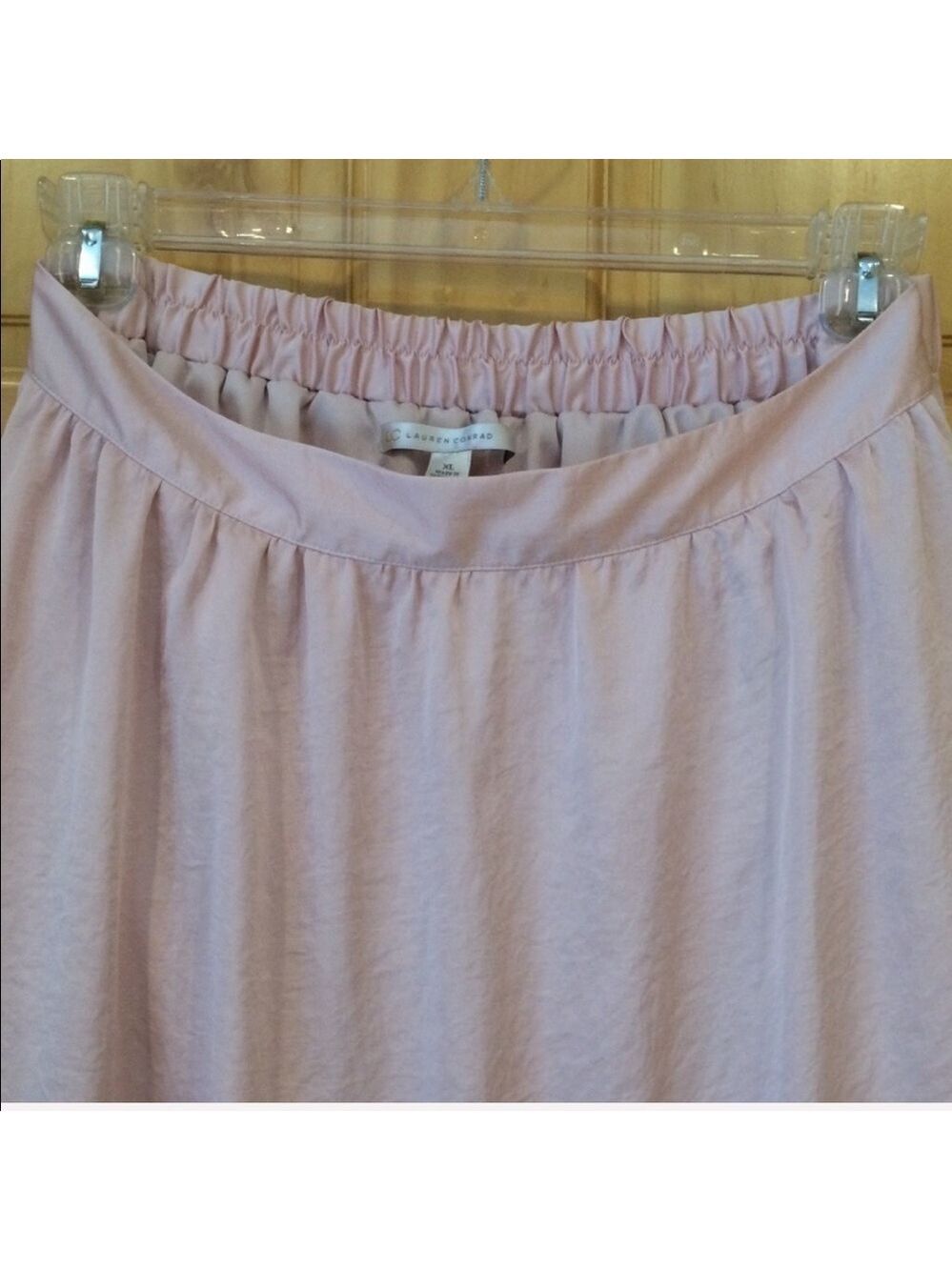 LC Lauren Conrad lined high low maxi skirt size XL - Picture 3 of 7